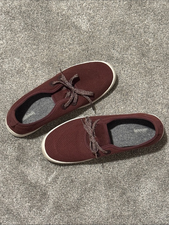 allbirds Other - allbirds Men's Knit Lace-Up Sneakers - Burgundy